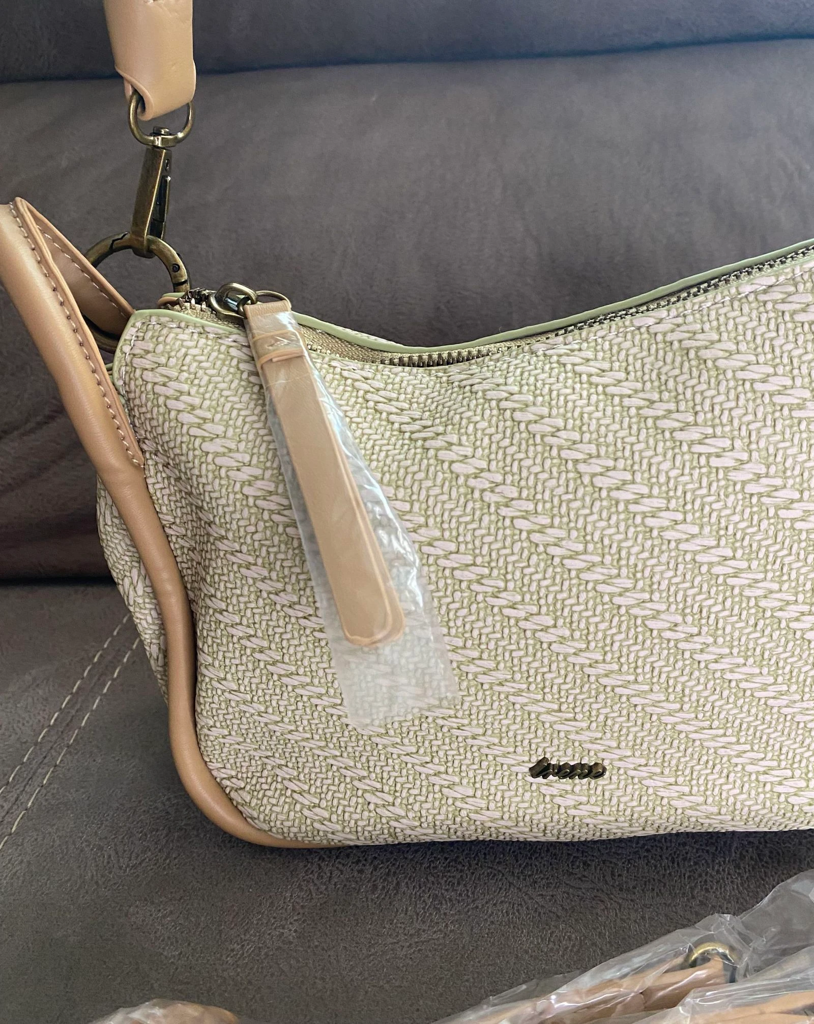 Bolso bandolera efecto rafia  – photo 2